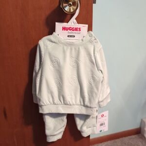 Huggies Babywear Light Green Matching Set